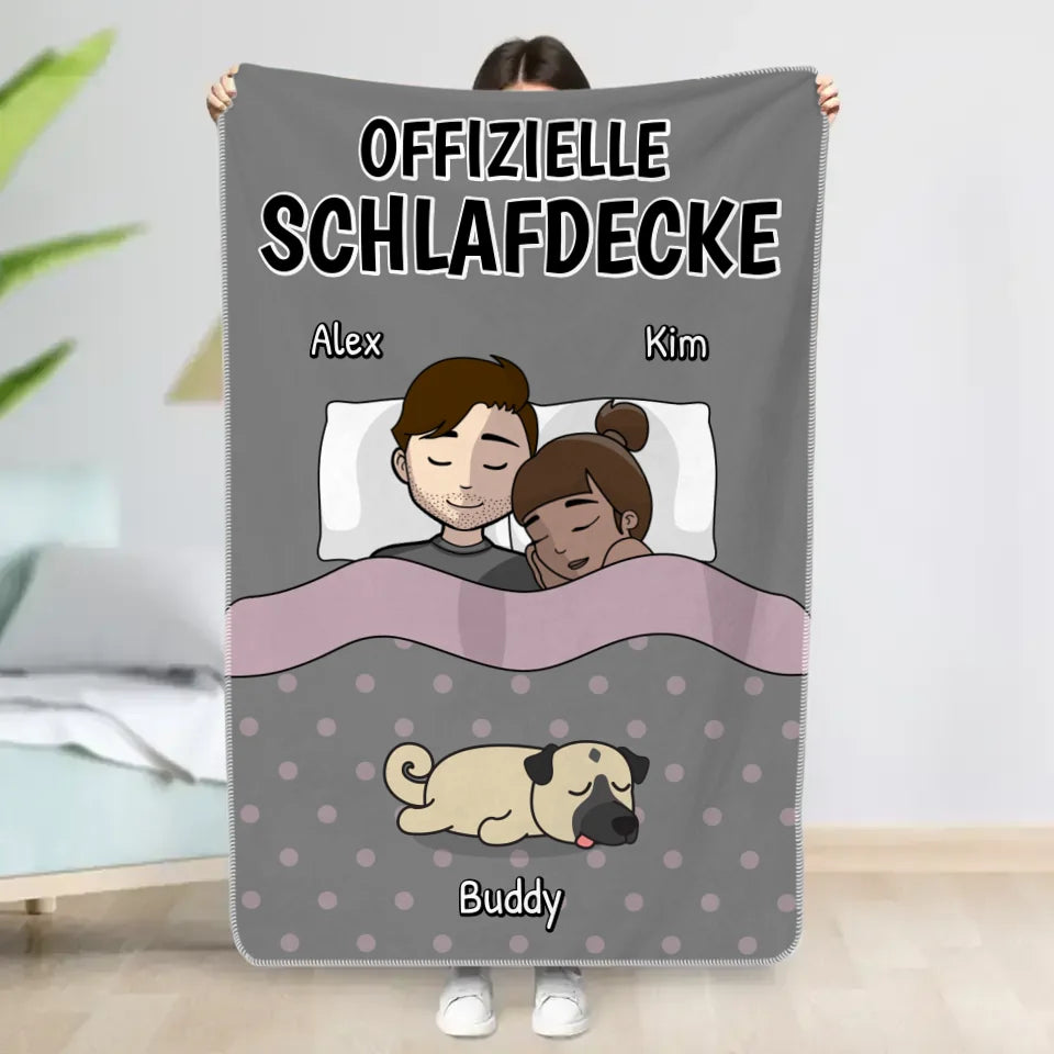 Kuscheln mit Fellnasen - Individuelle Decke