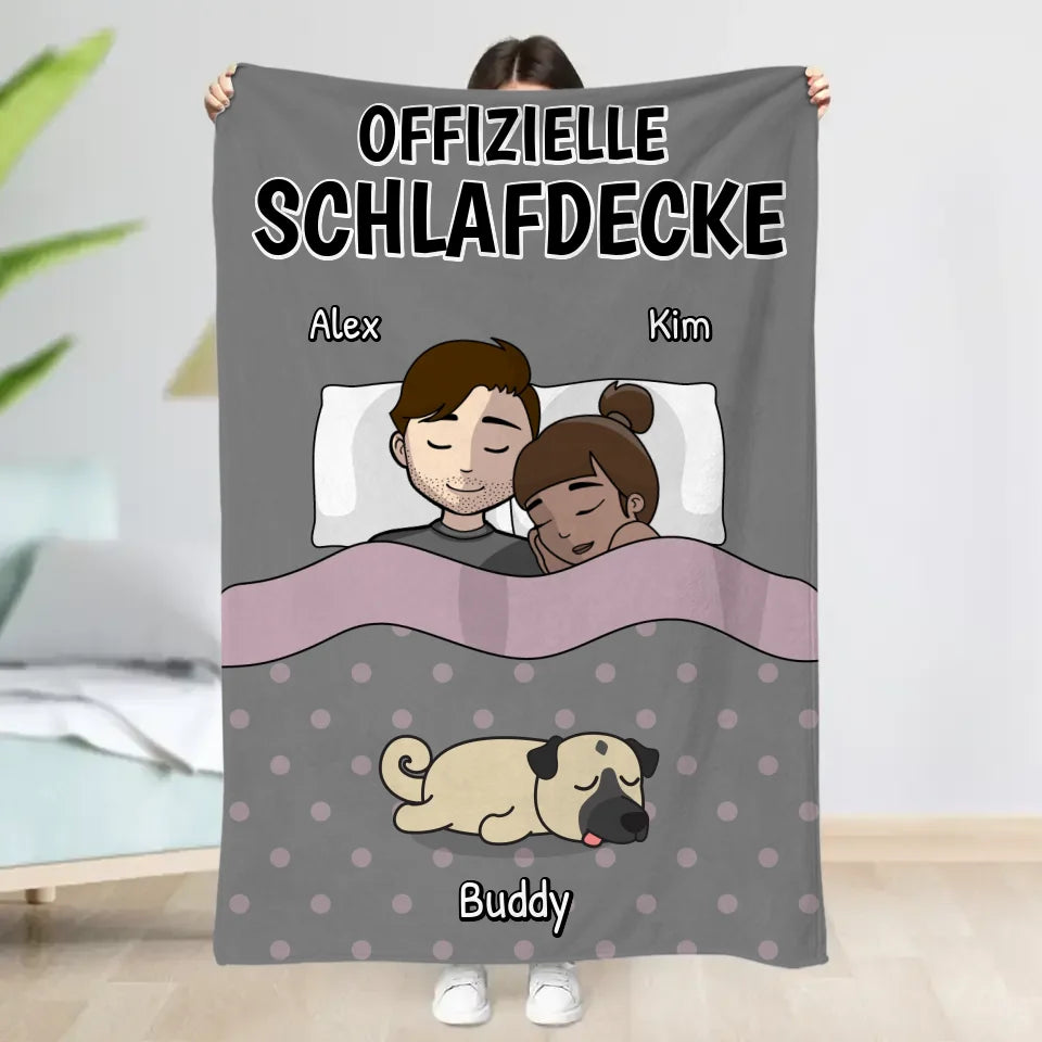 Kuscheln mit Fellnasen - Individuelle Decke