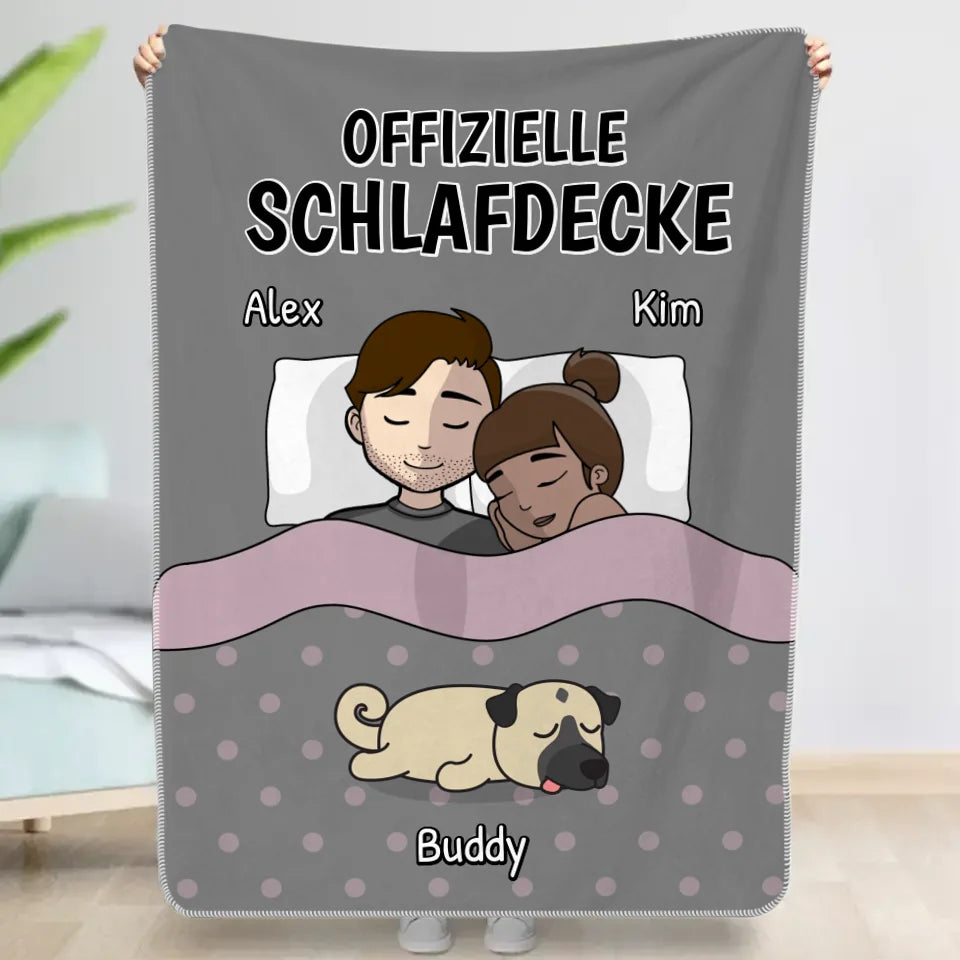 Kuscheln mit Fellnasen - Individuelle Decke