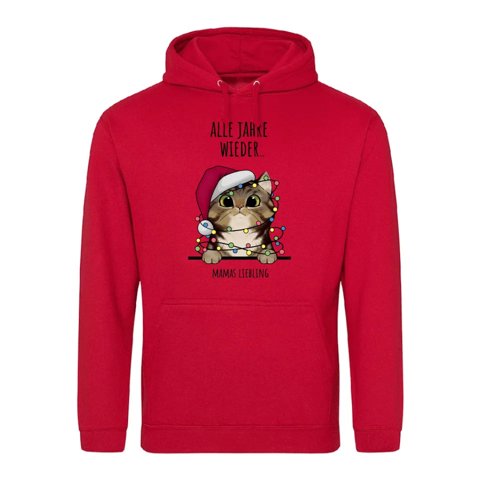 Schnurrige Weihnachten - Individueller Hoodie