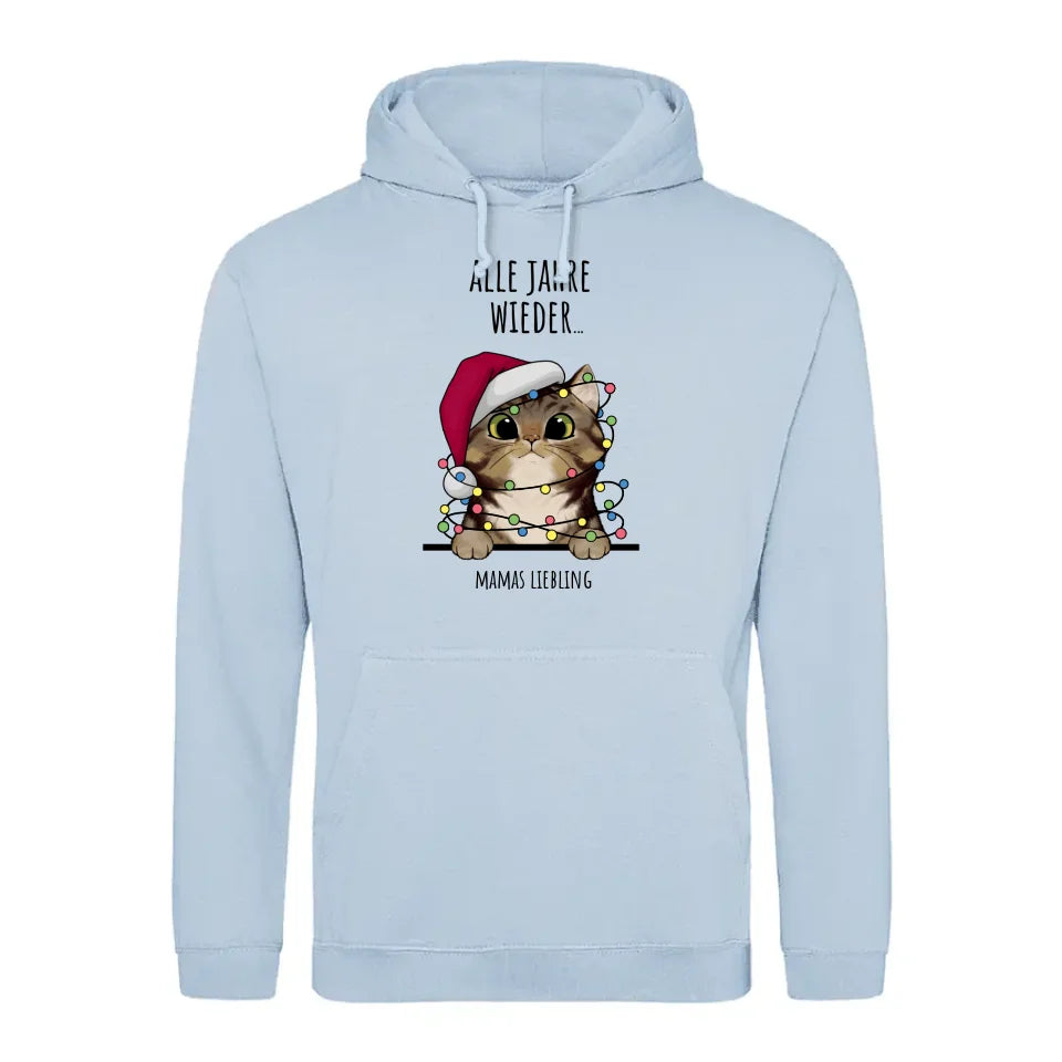 Schnurrige Weihnachten - Individueller Hoodie