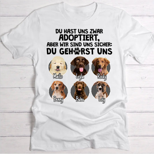 Adoptiert - Individuelles T-Shirt