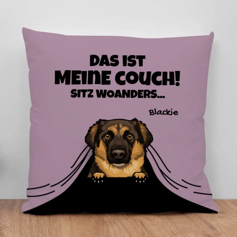 Sitz woanders - Individuelles Kissen - Featured Image