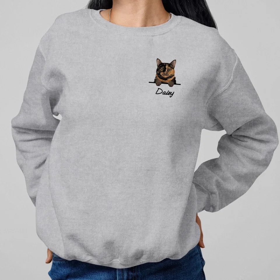 Spähende Haustiere - Individuelles Sweatshirt