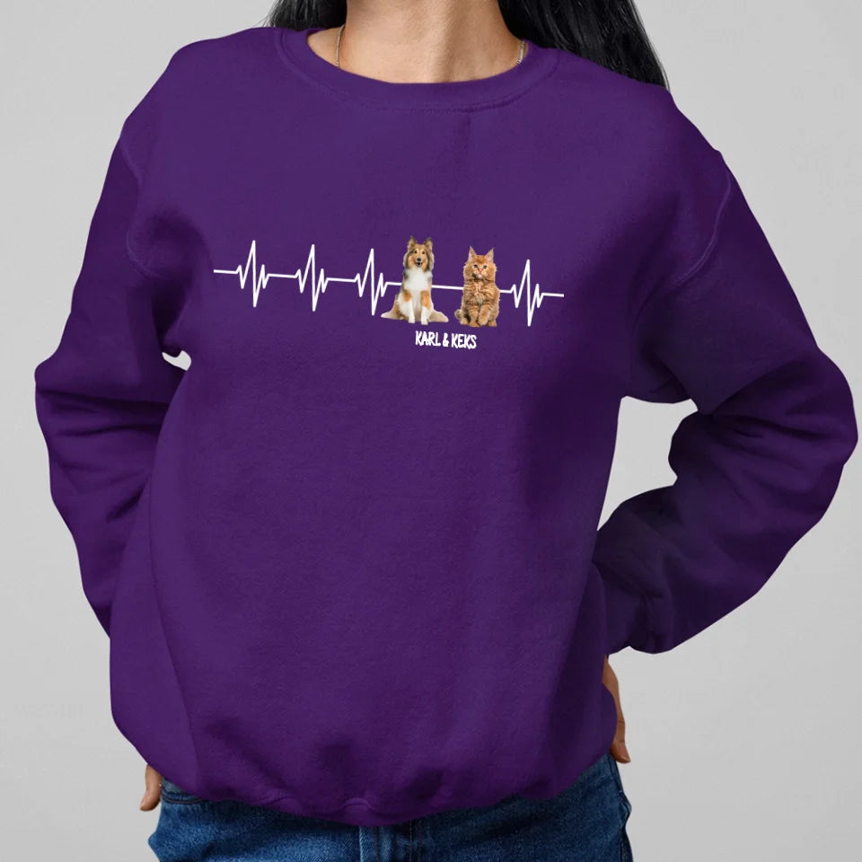 Herzschlag - Individuelles Sweatshirt