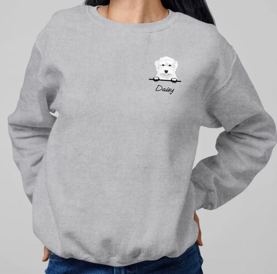 Spähende Haustiere - Individuelles Sweatshirt