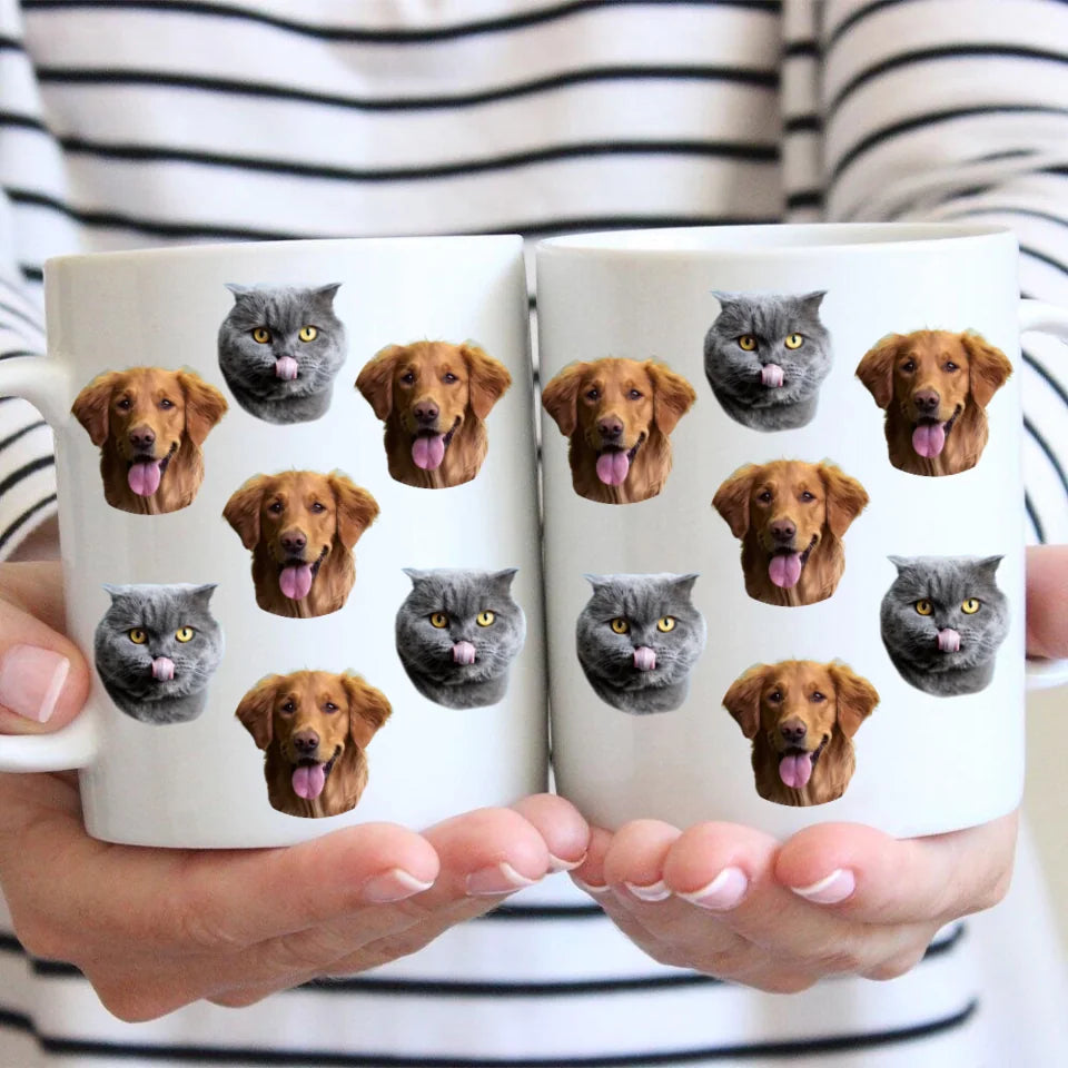 Dein Tierportrait Muster - Individuelle Tasse