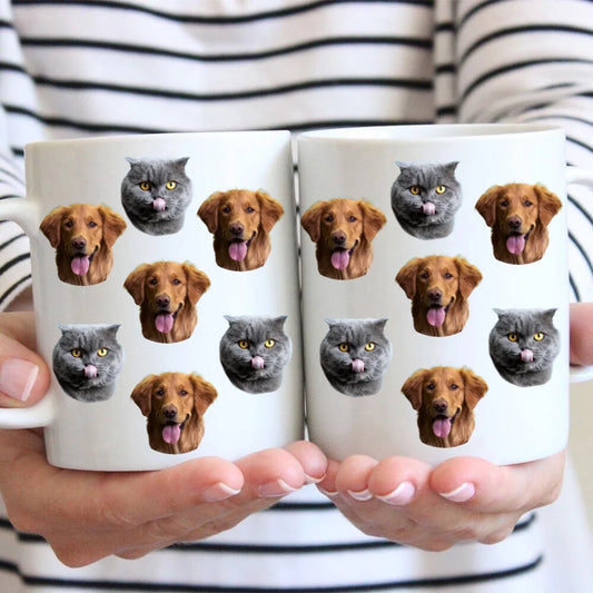 Dein Tierportrait Muster - Individuelle Tasse