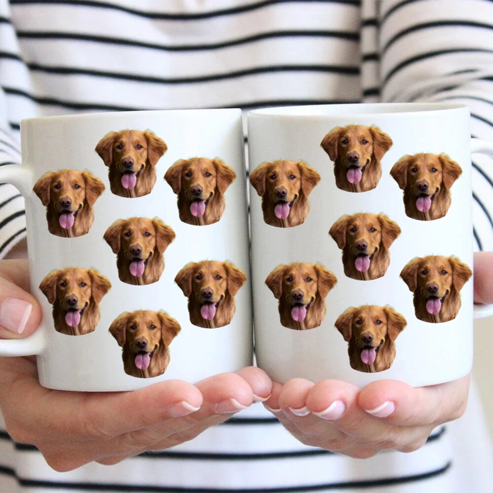 Dein Tierportrait Muster - Individuelle Tasse