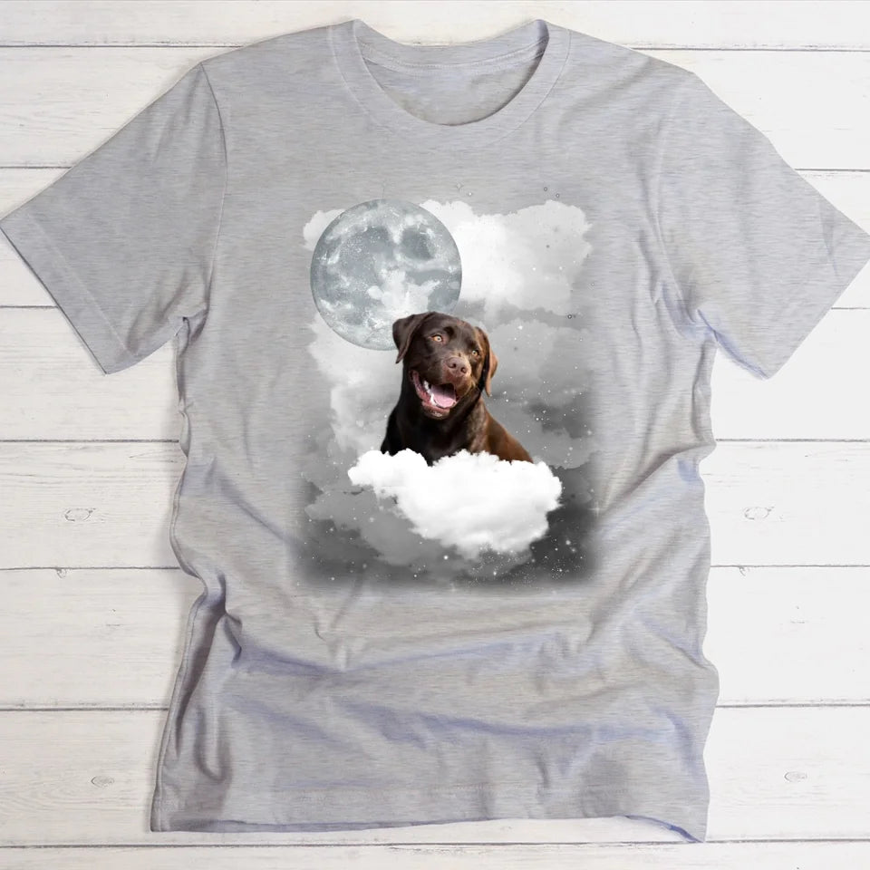 Three paws moon - Individuelles T-Shirt