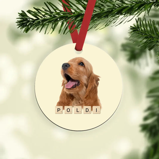Personalisiertes Ornament - Kreuzwort Foto