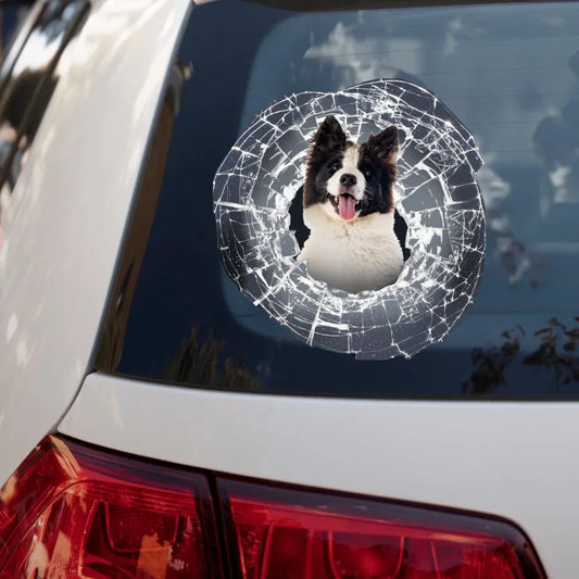 Spähendes Foto Glas - Individueller Autoaufkleber