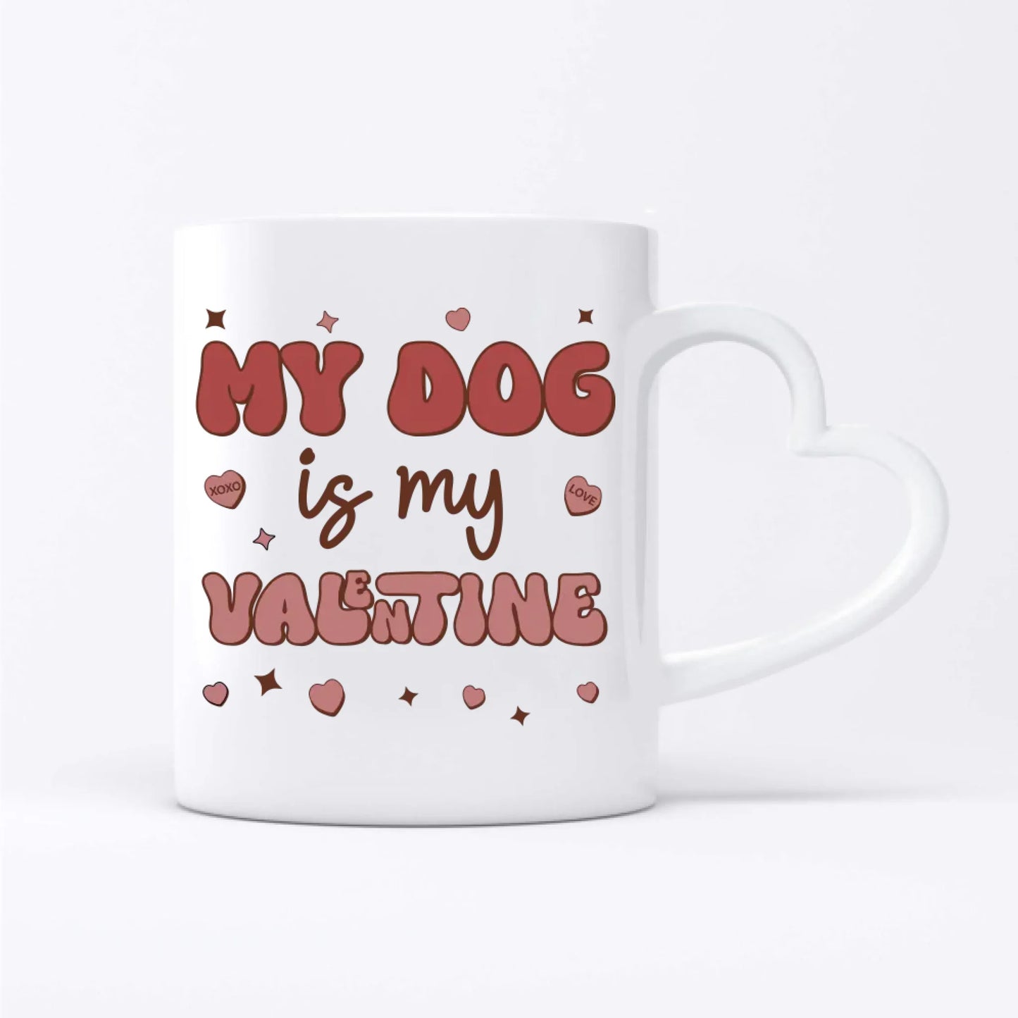 My pet is my valentine - Individuelle Tasse