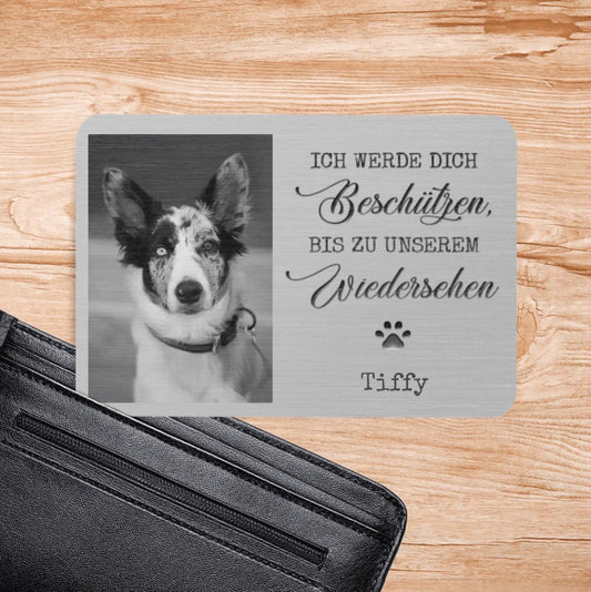 Ich beschütze dich - Individuelle Brieftaschenkarte