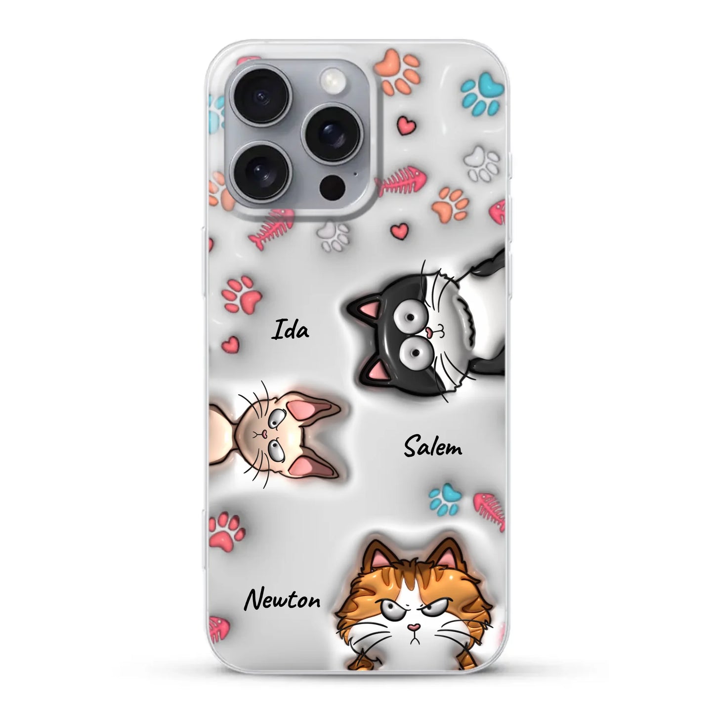 Süße Katzen (3D Optik) - Individuelle Handyhülle