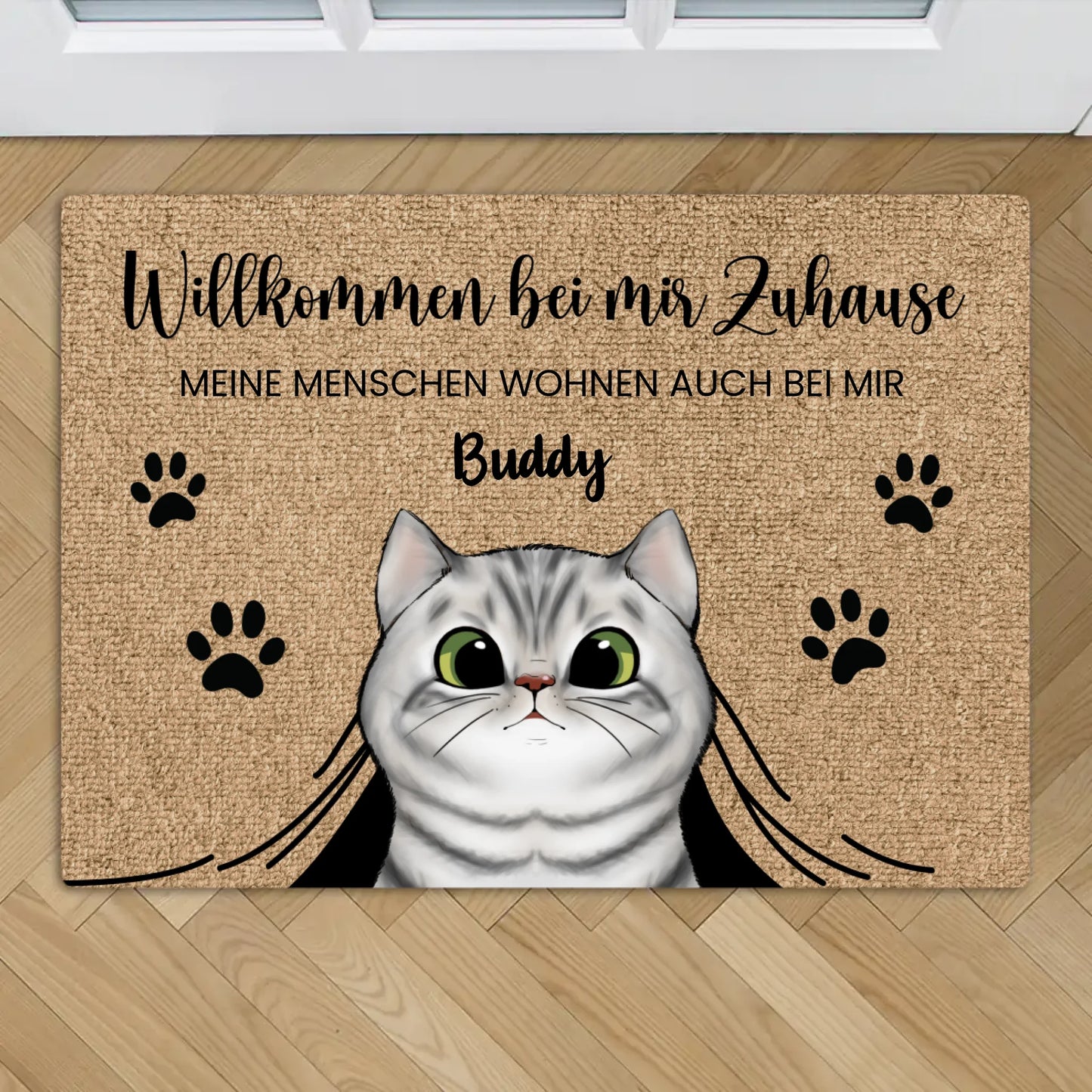 Bei mir Zuhause - Individuelle Fußmatte