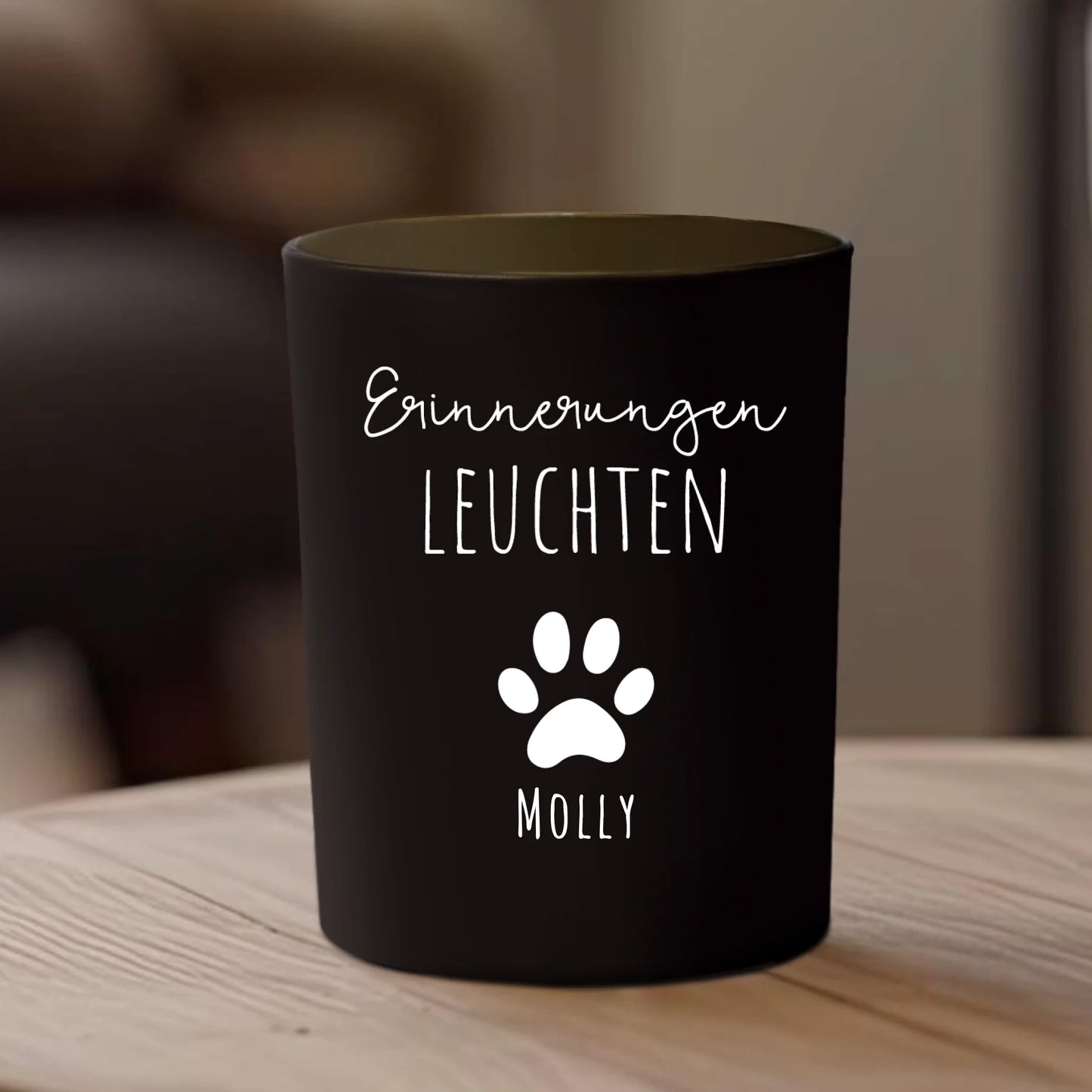 Erinnerungen leuchten - Individuelles Teelicht