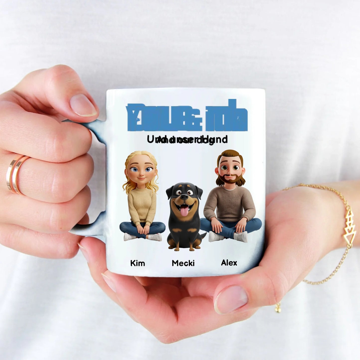 Du & Ich und die Tiere - Individuelle Tasse