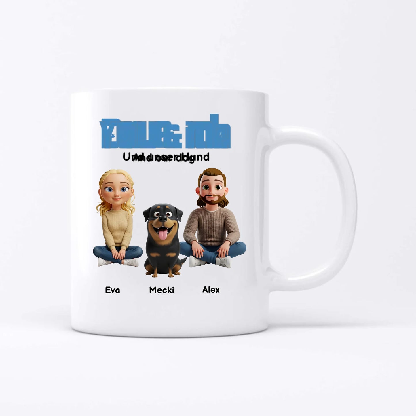 Du & Ich und die Tiere - Individuelle Tasse