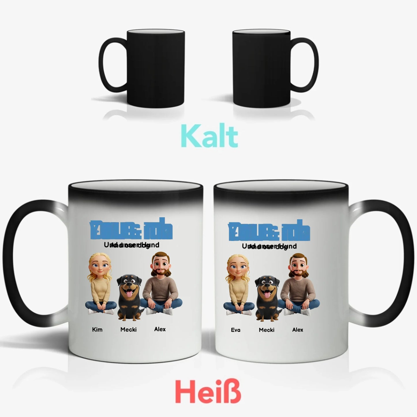 Du & Ich und die Tiere - Individuelle Tasse