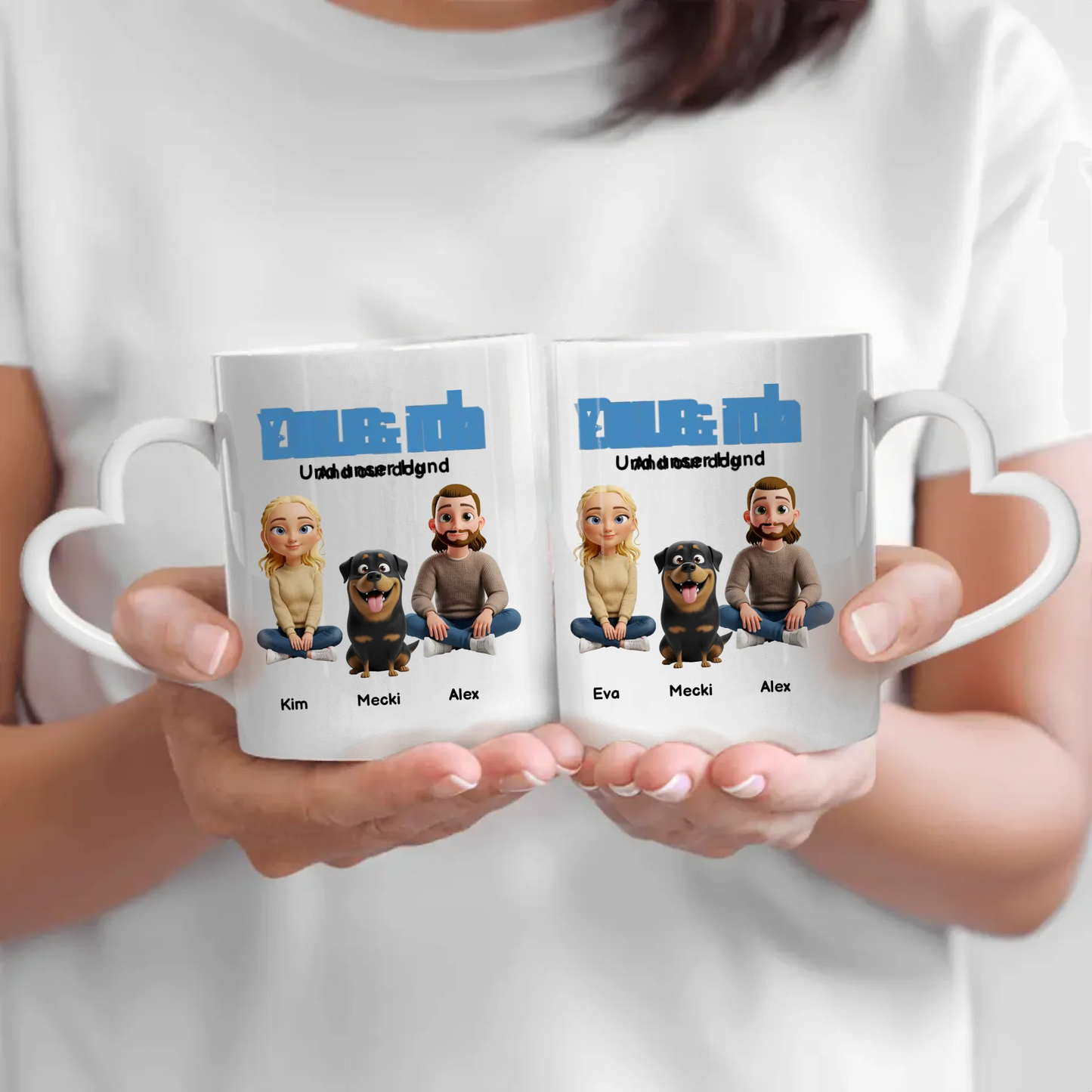 Du & Ich und die Tiere - Individuelle Tasse