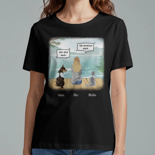Ich vermisse dich - Individuelles T-Shirt