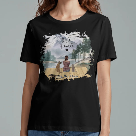 Unterwegs mit Haustier - Individuelles T-Shirt