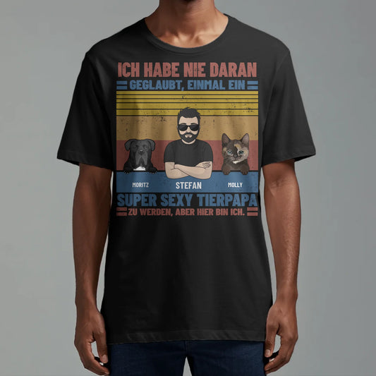 Ultimativer Haustierpapa - Individuelles T-Shirt
