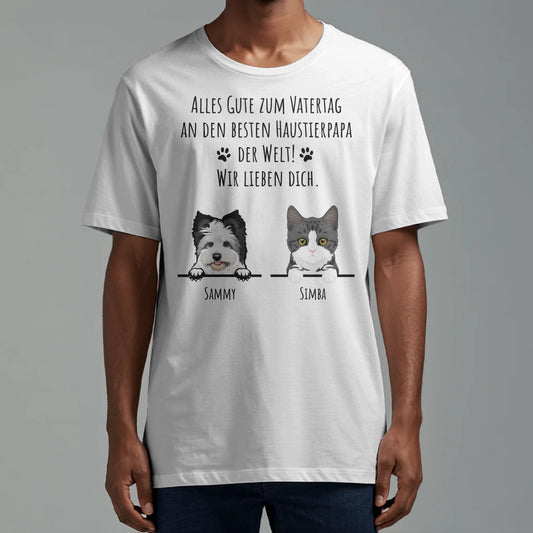 Alles Gute zum Vatertag - Individuelles T-Shirt