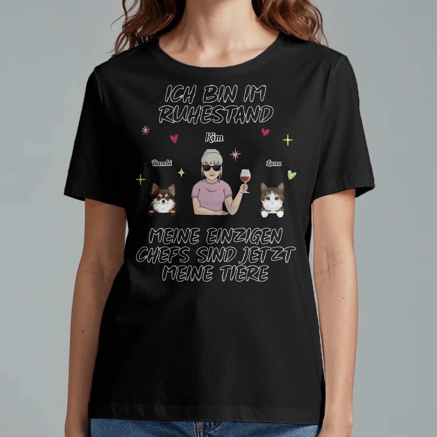 Ich bin im Ruhestand - Individuelles T-Shirt