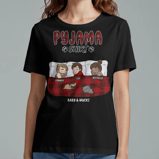 Mein Pyjama Shirt (Familie) - Individuelles T-Shirt