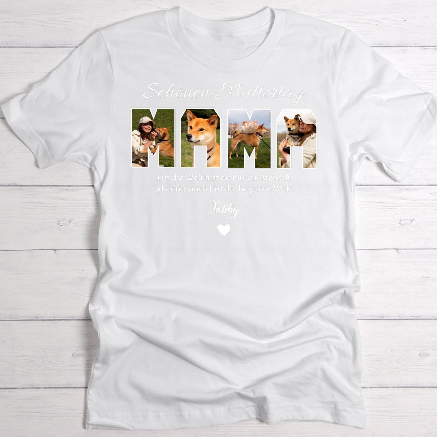 Du bist meine Welt - Individuelles T-Shirt