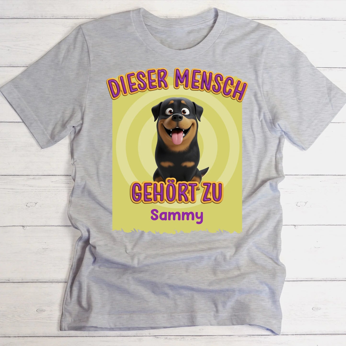 Dieser Mensch gehört mir - Individuelles T-Shirt
