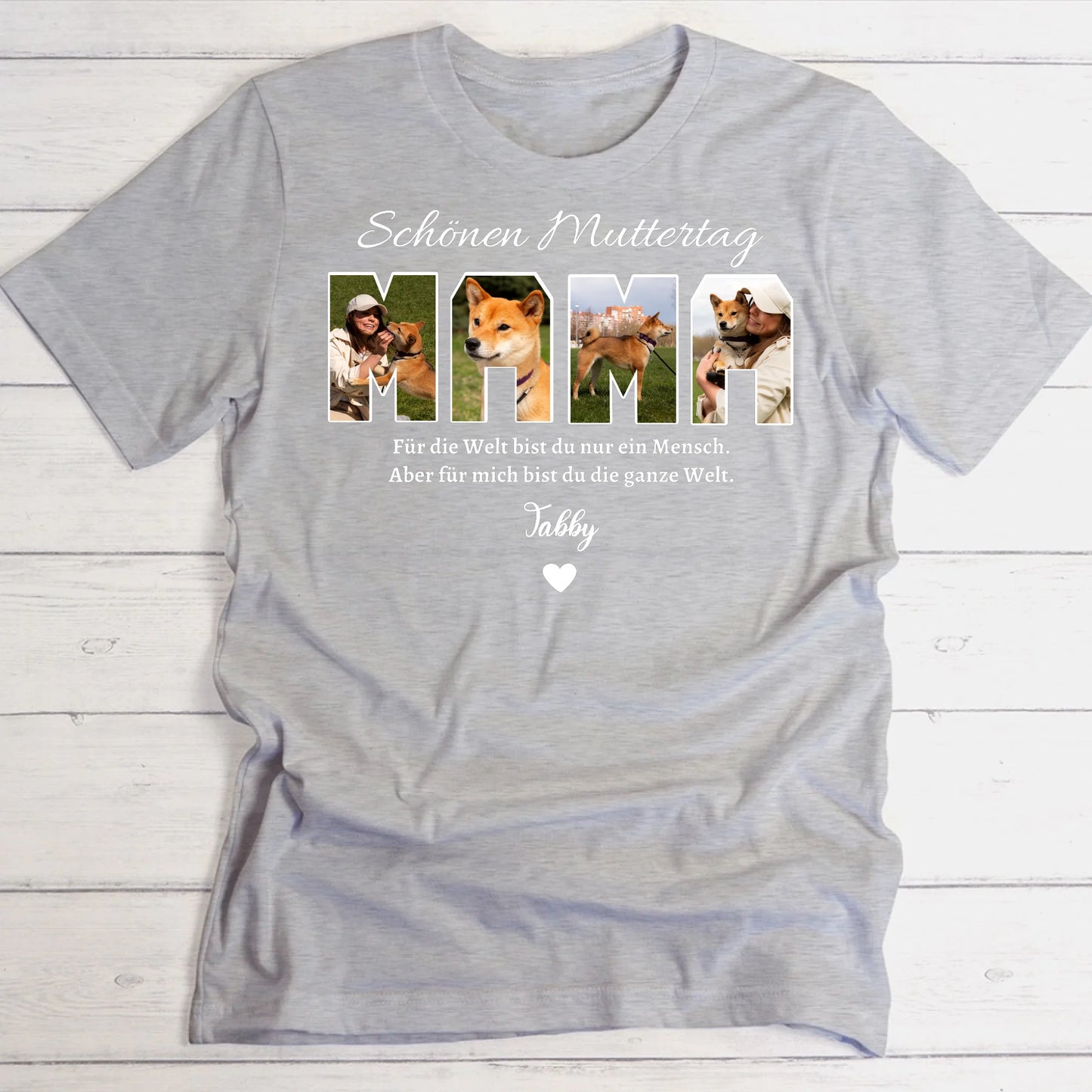Du bist meine Welt - Individuelles T-Shirt