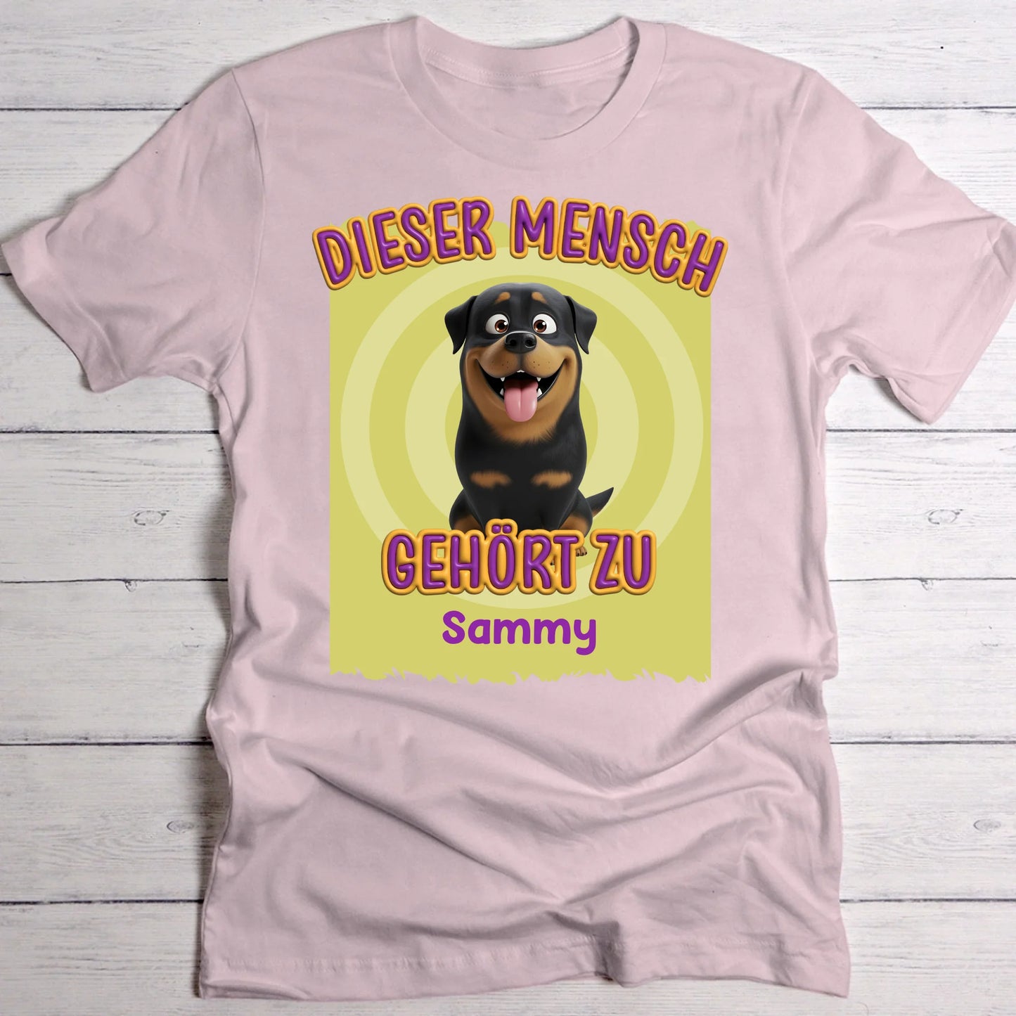 Dieser Mensch gehört mir - Individuelles T-Shirt