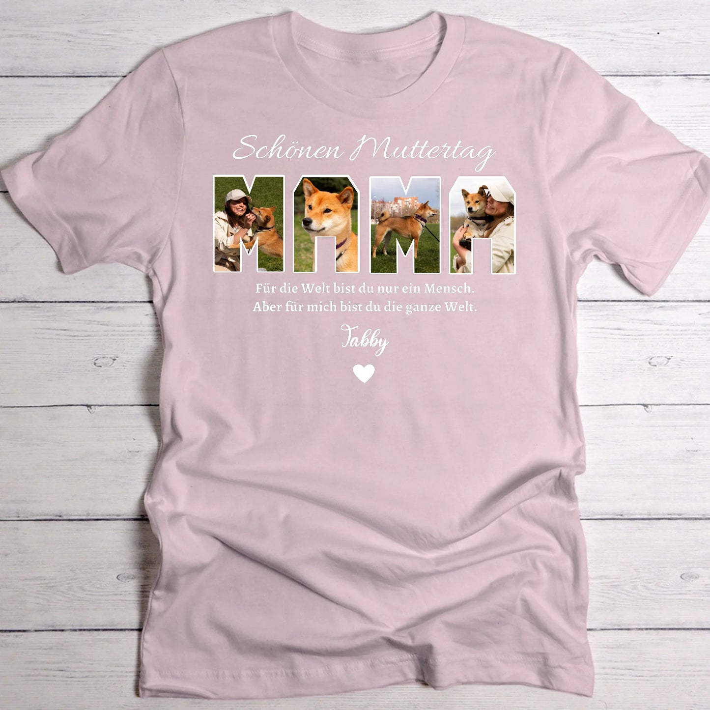 Du bist meine Welt - Individuelles T-Shirt