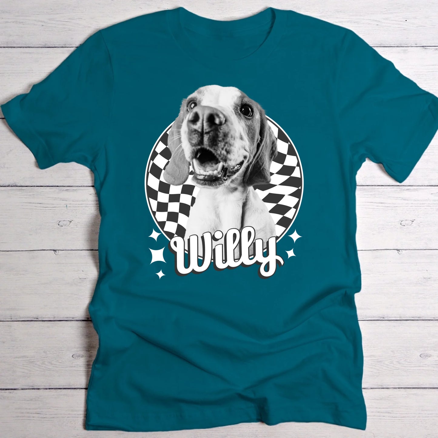 Retro 90s Portrait - Individuelles T-Shirt