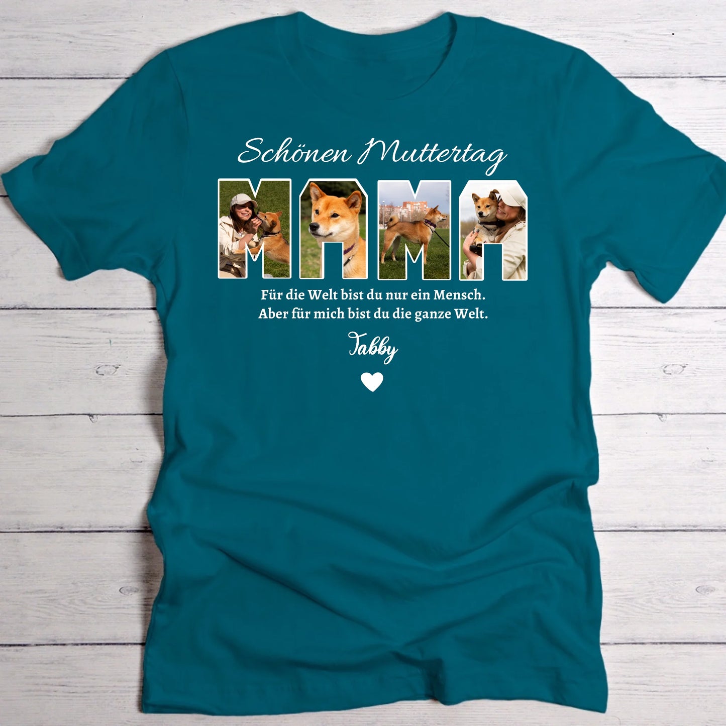 Du bist meine Welt - Individuelles T-Shirt
