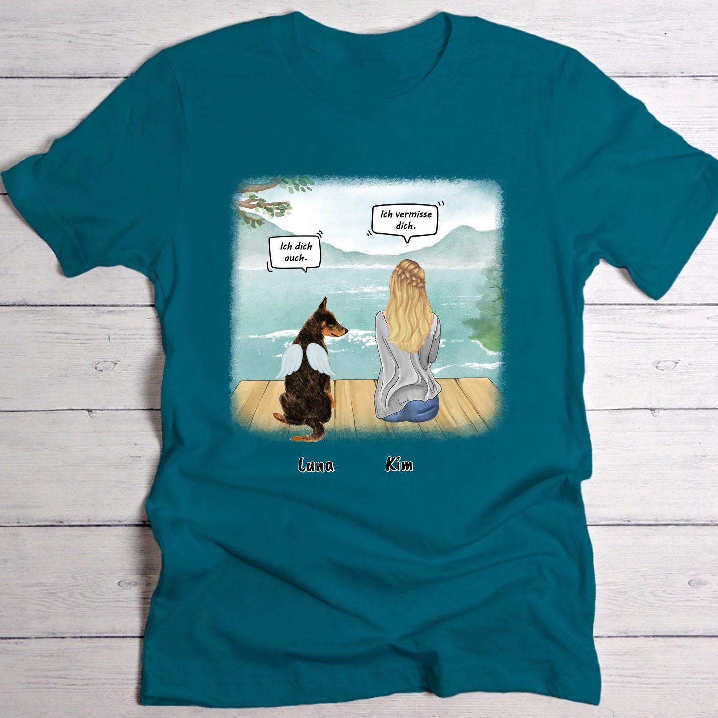 Ich vermisse dich - Individuelles T-Shirt