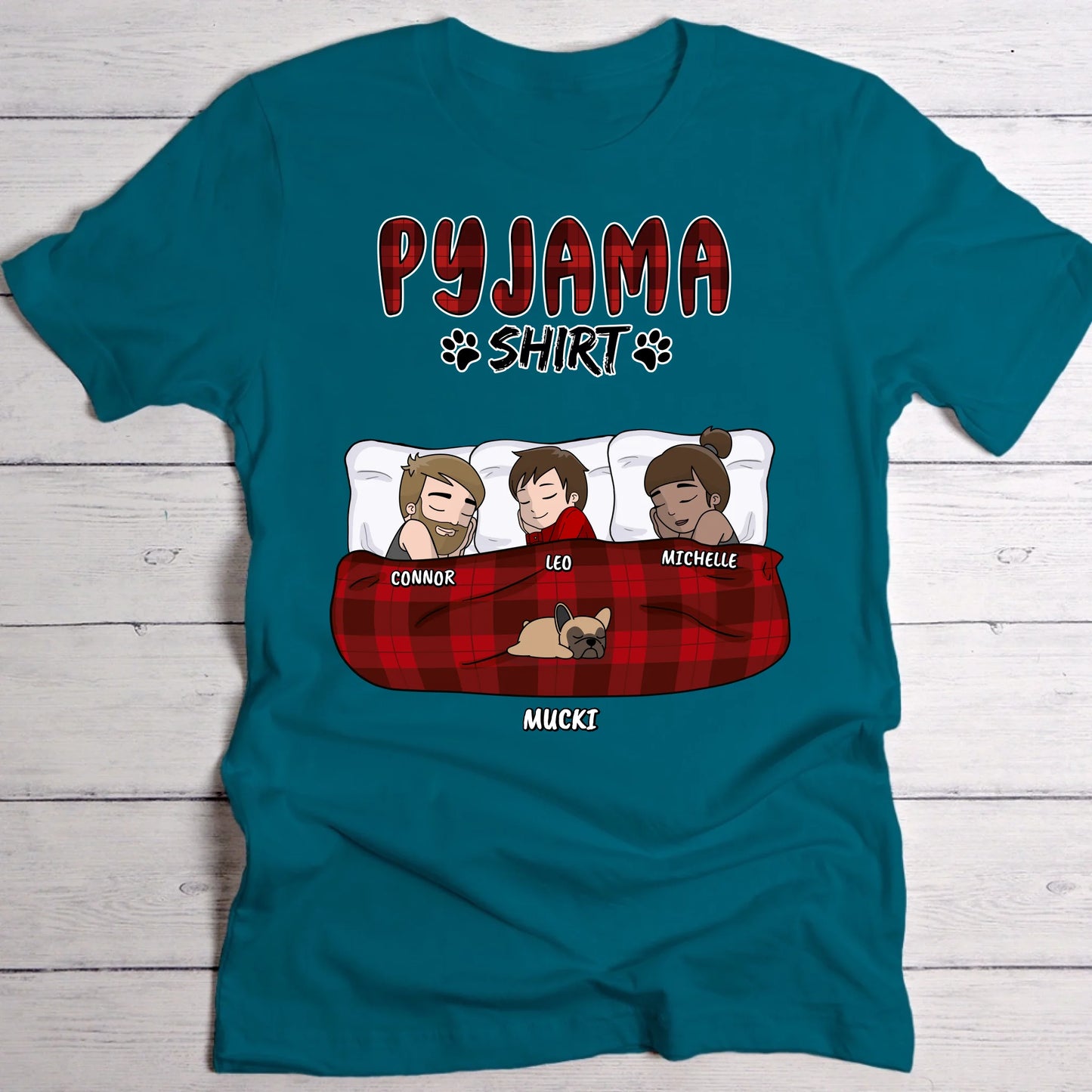 Mein Pyjama Shirt (Familie) - Individuelles T-Shirt