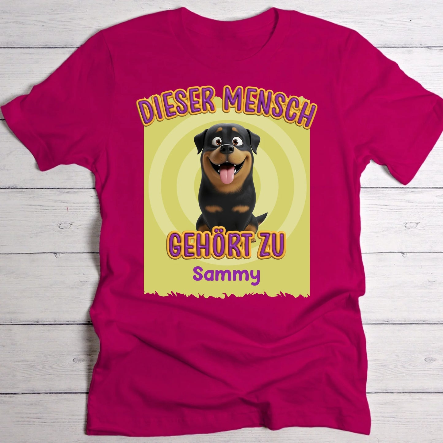 Dieser Mensch gehört mir - Individuelles T-Shirt
