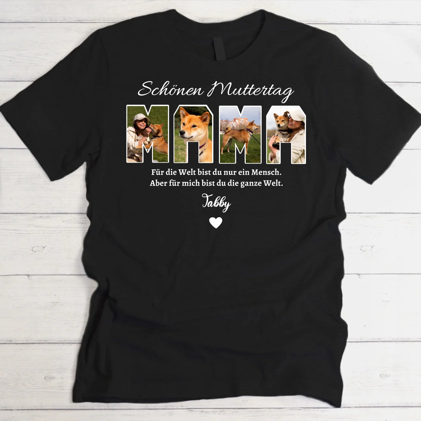 Du bist meine Welt - Individuelles T-Shirt