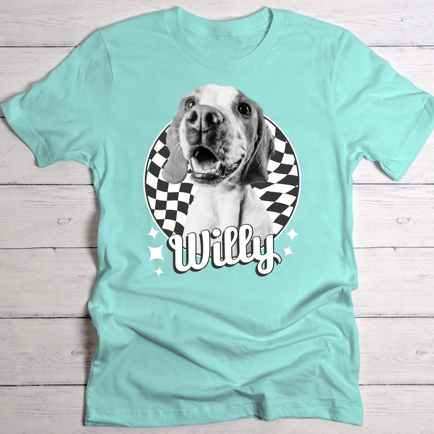 Retro 90s Portrait - Individuelles T-Shirt