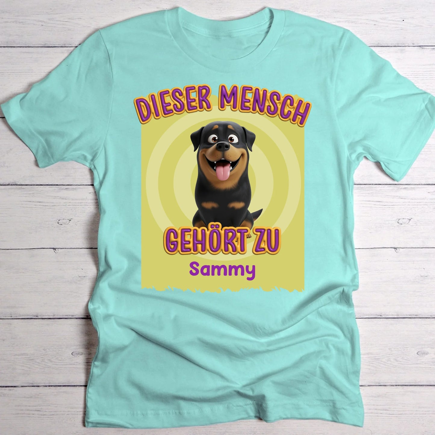 Dieser Mensch gehört mir - Individuelles T-Shirt
