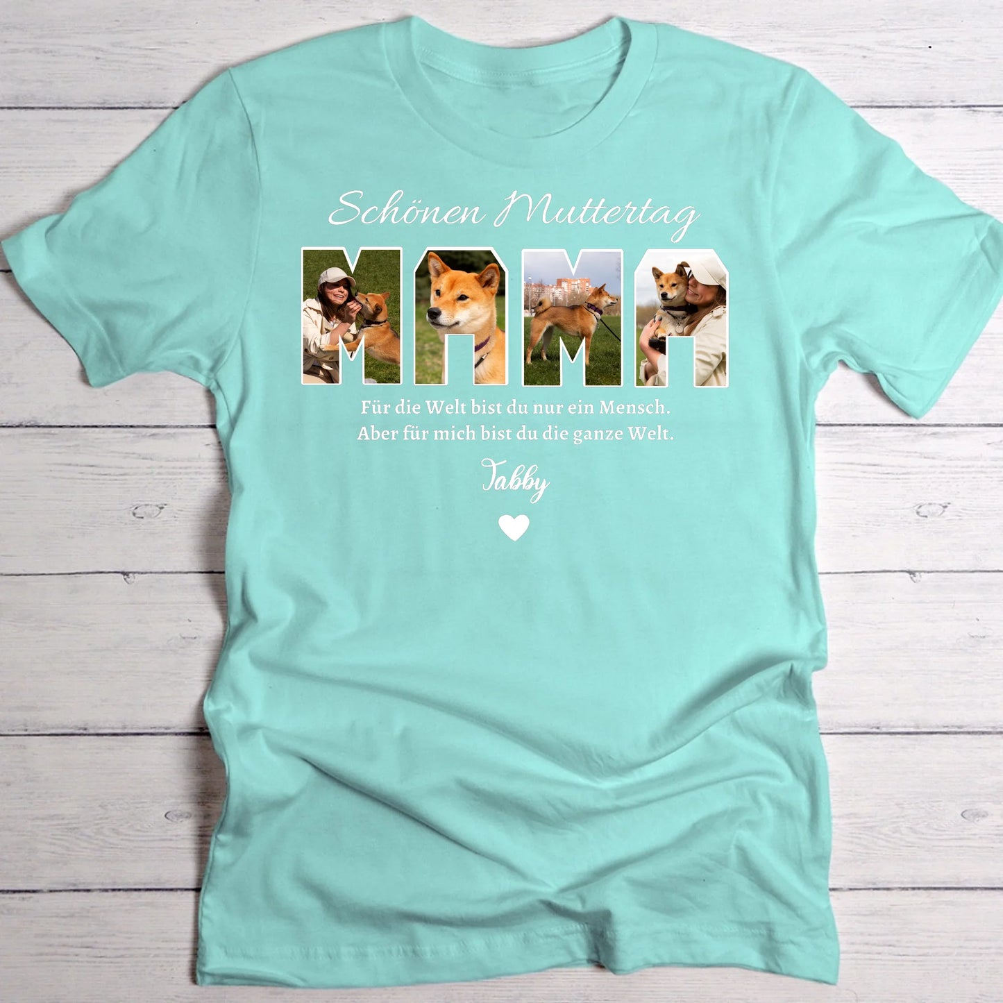 Du bist meine Welt - Individuelles T-Shirt