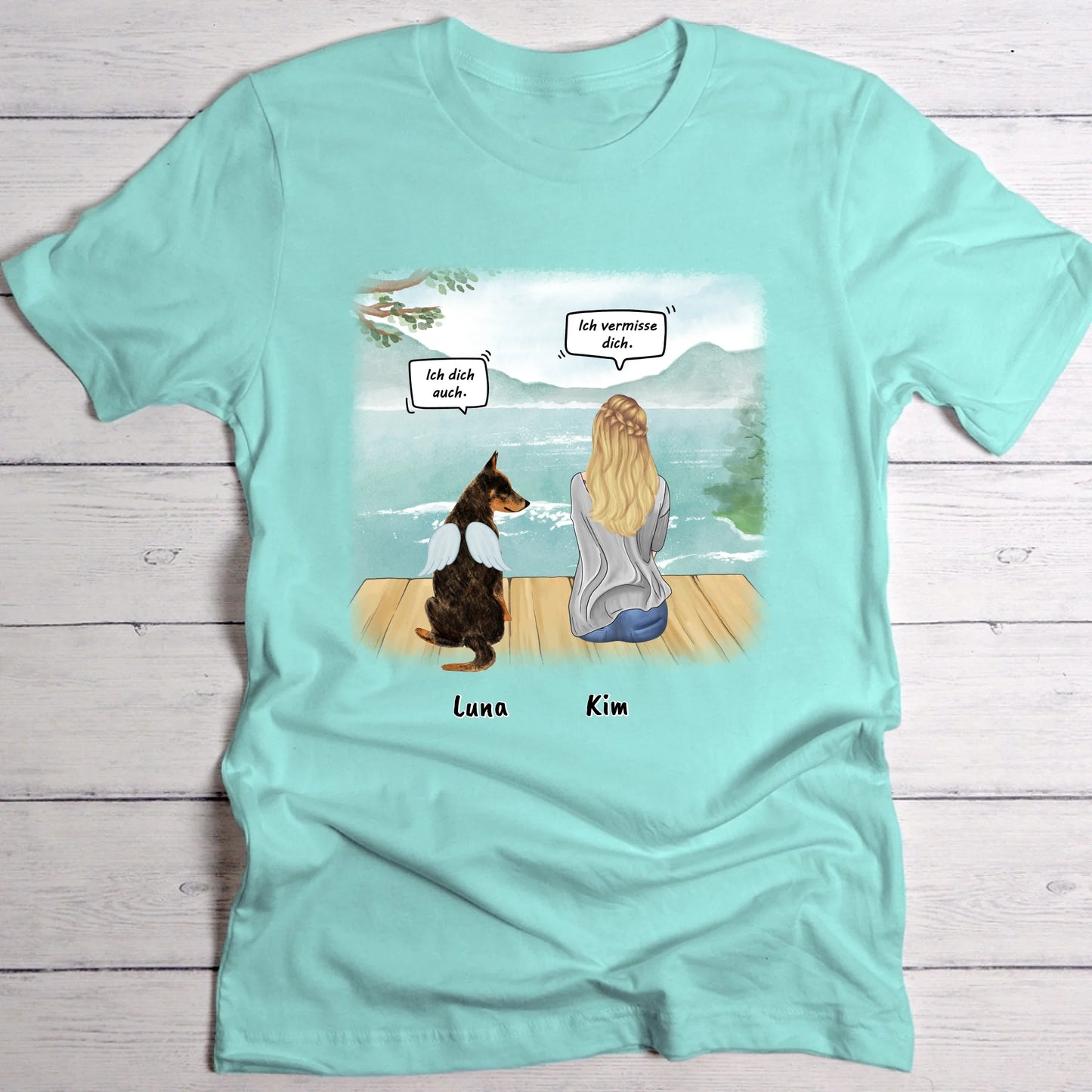 Ich vermisse dich - Individuelles T-Shirt
