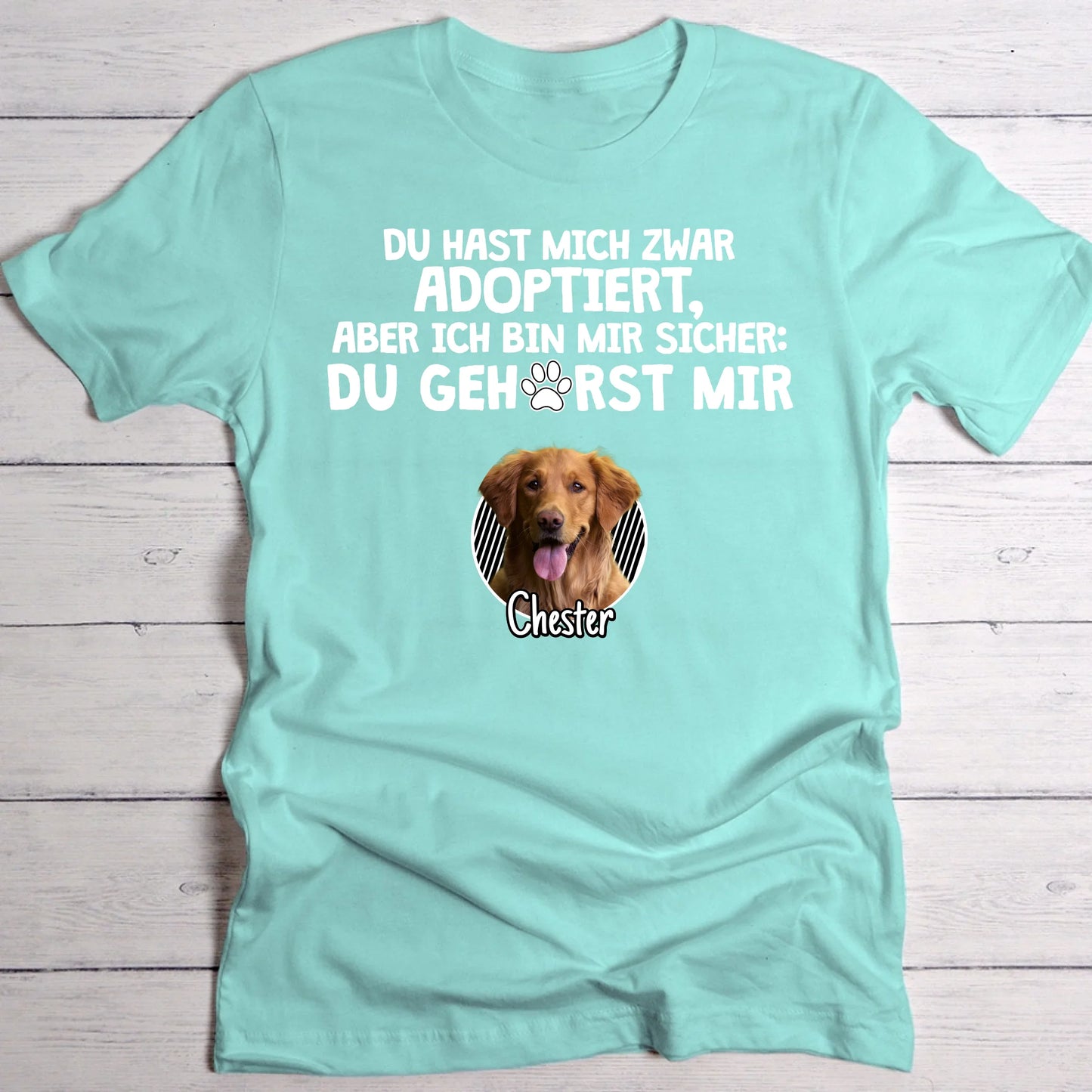 Adoptiert - Individuelles T-Shirt