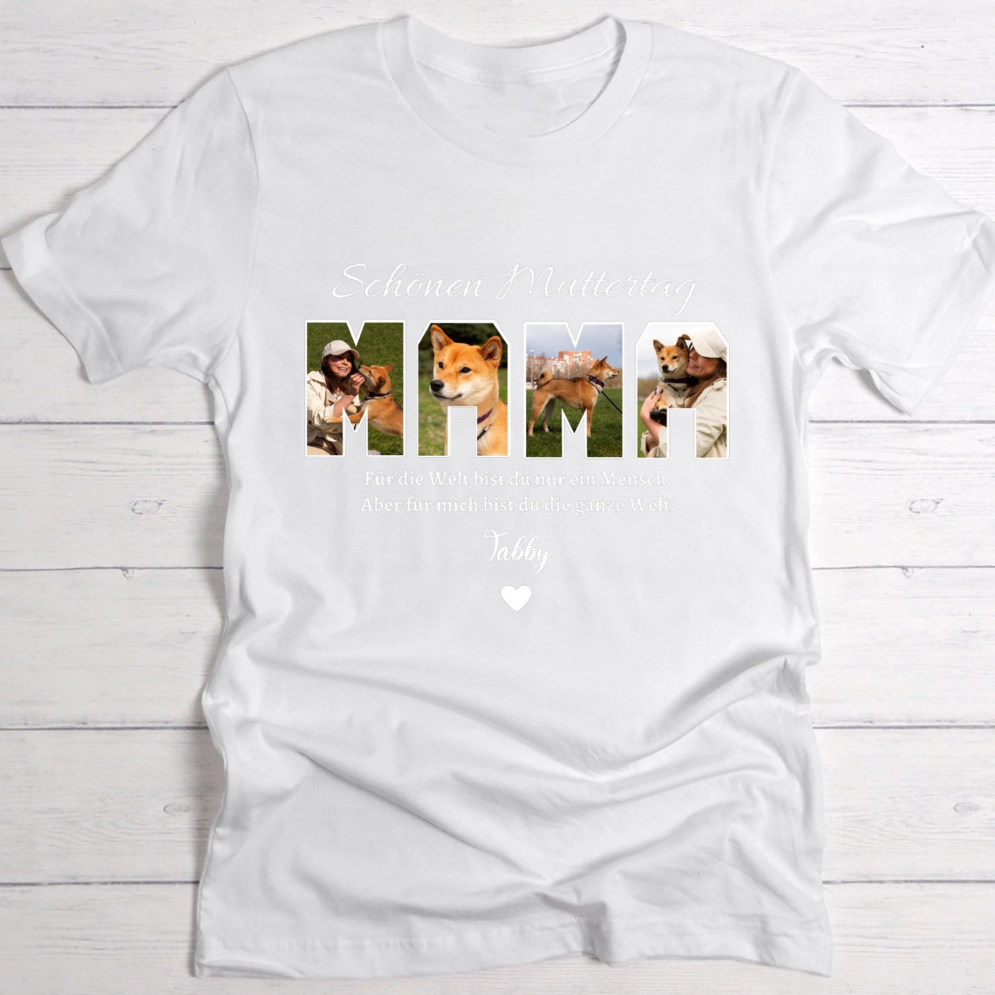 Du bist meine Welt - Individuelles T-Shirt