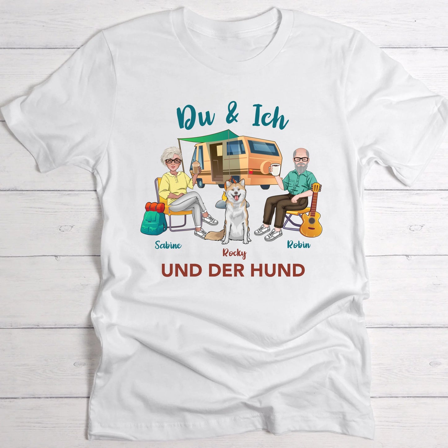 Du, Ich und die Hunde - Individuelles T-Shirt