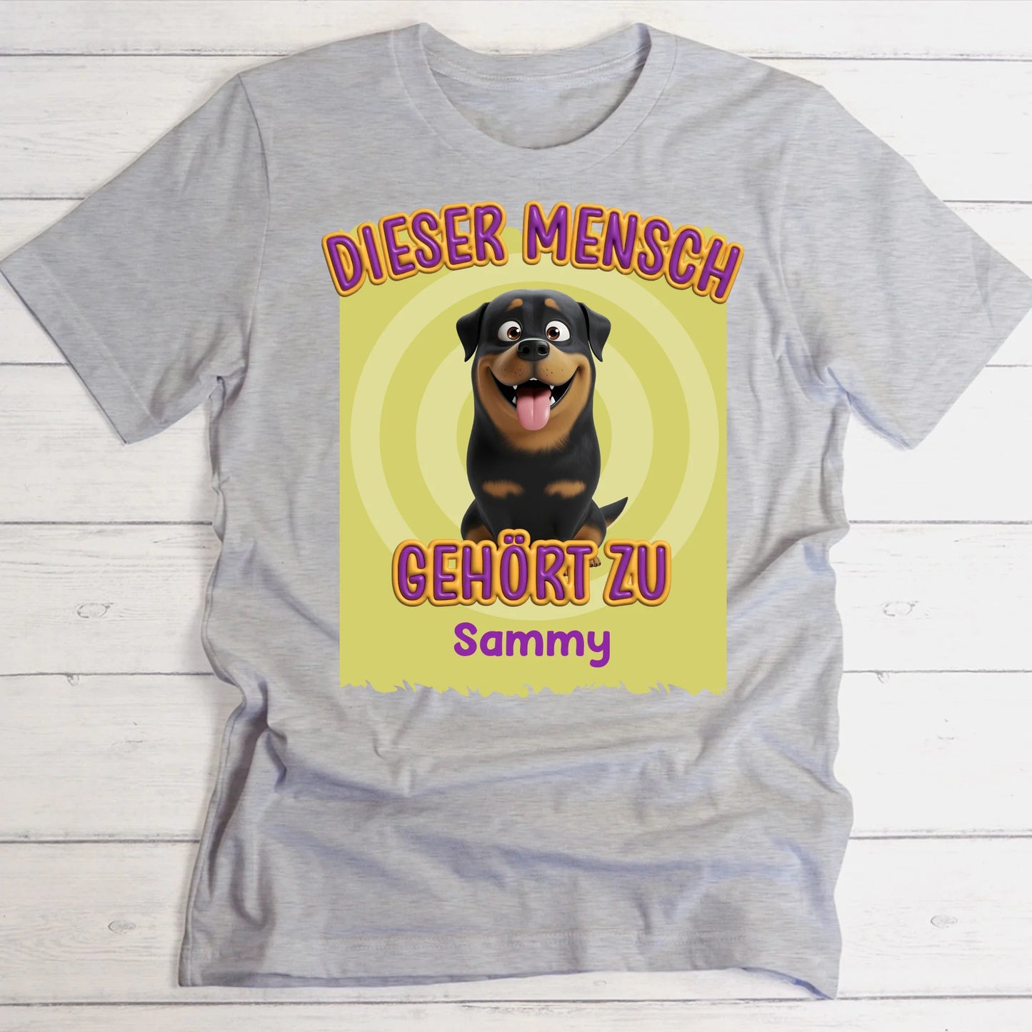 Dieser Mensch gehört mir - Individuelles T-Shirt
